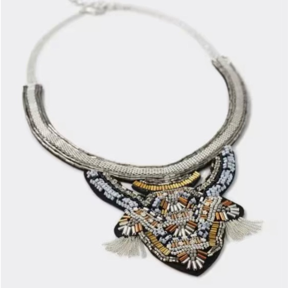 Stella Dot Emma beaded statement necklace jewelry - Picture 2 of 7